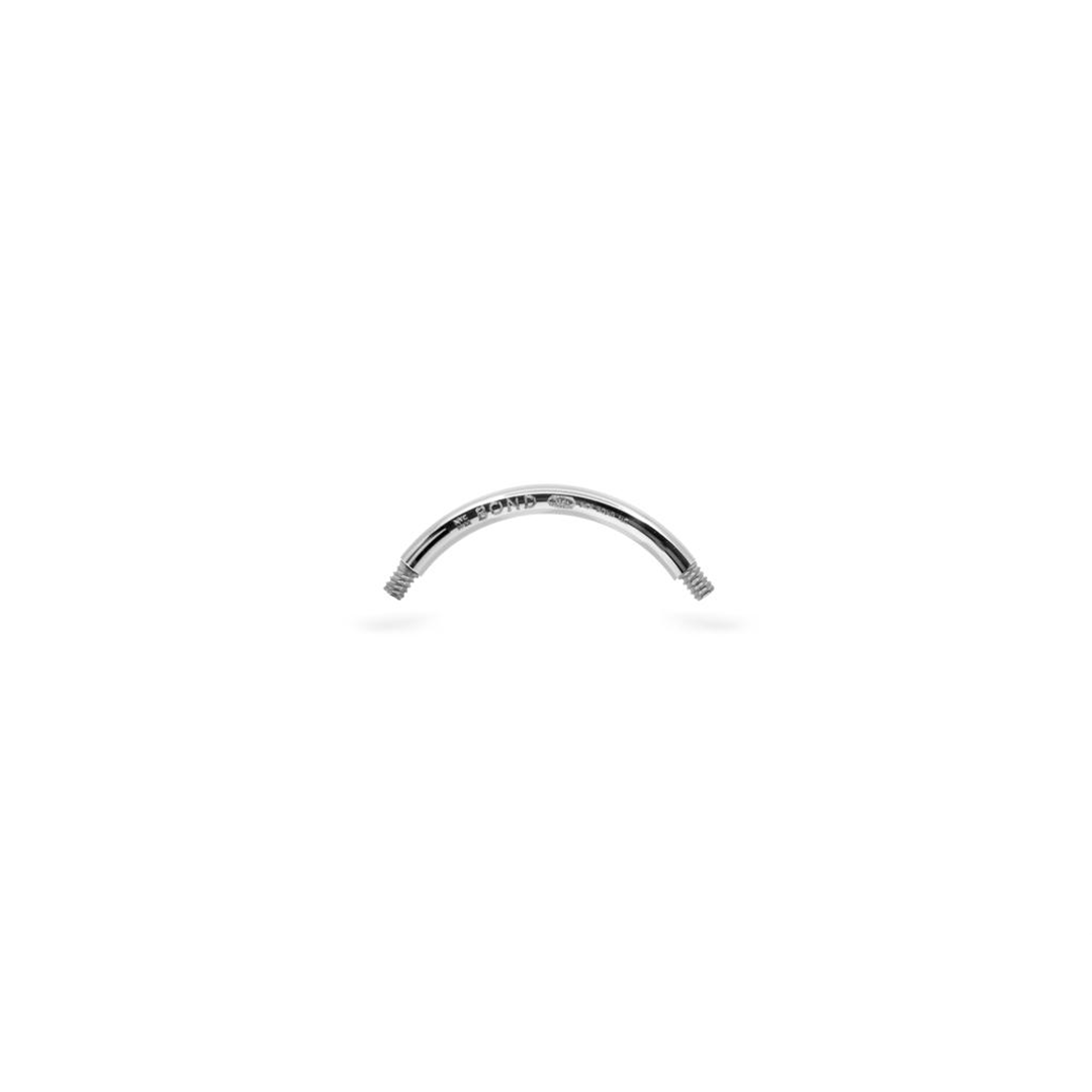 14mm Curved Double Piercing Bar
