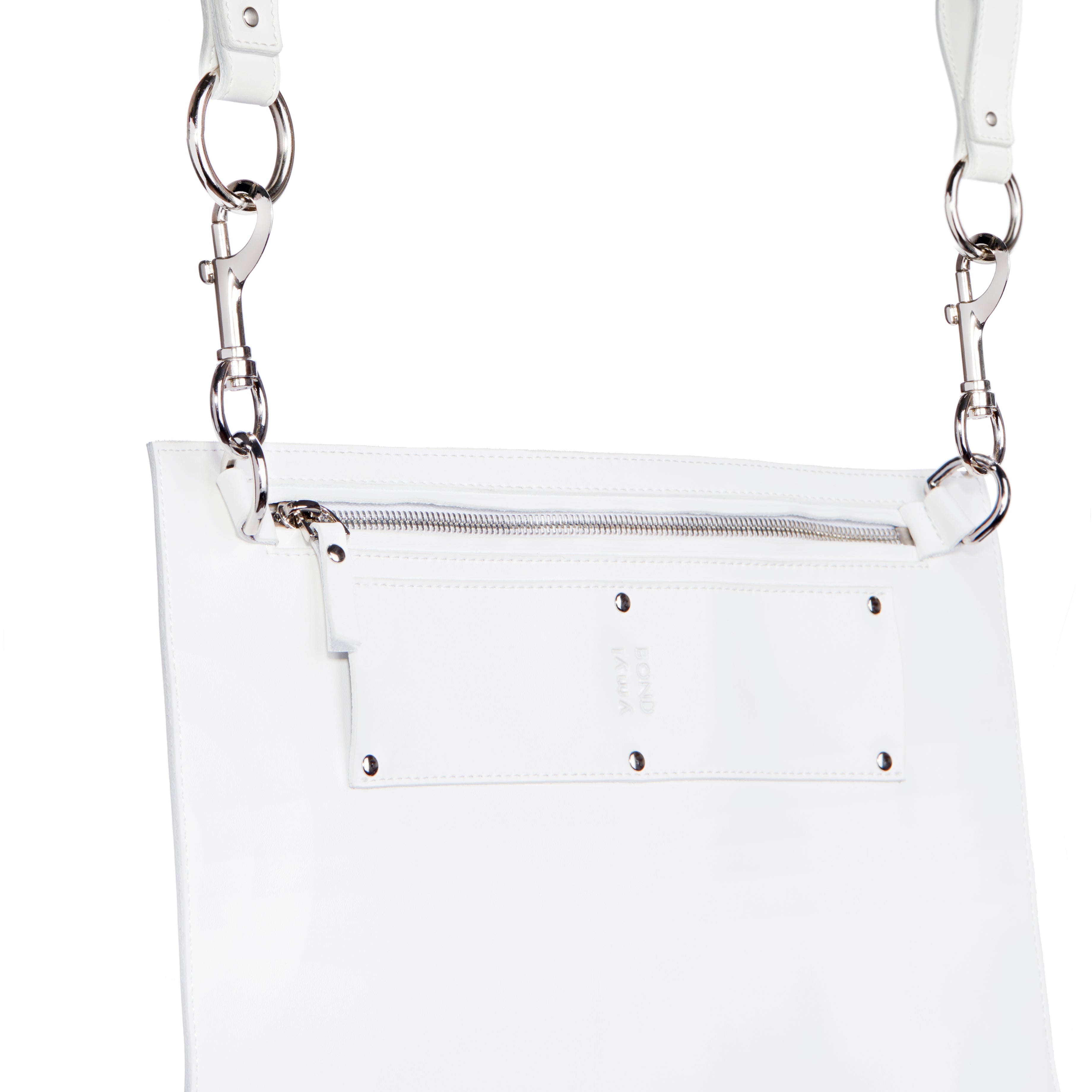 Tech Pocket Belt - White