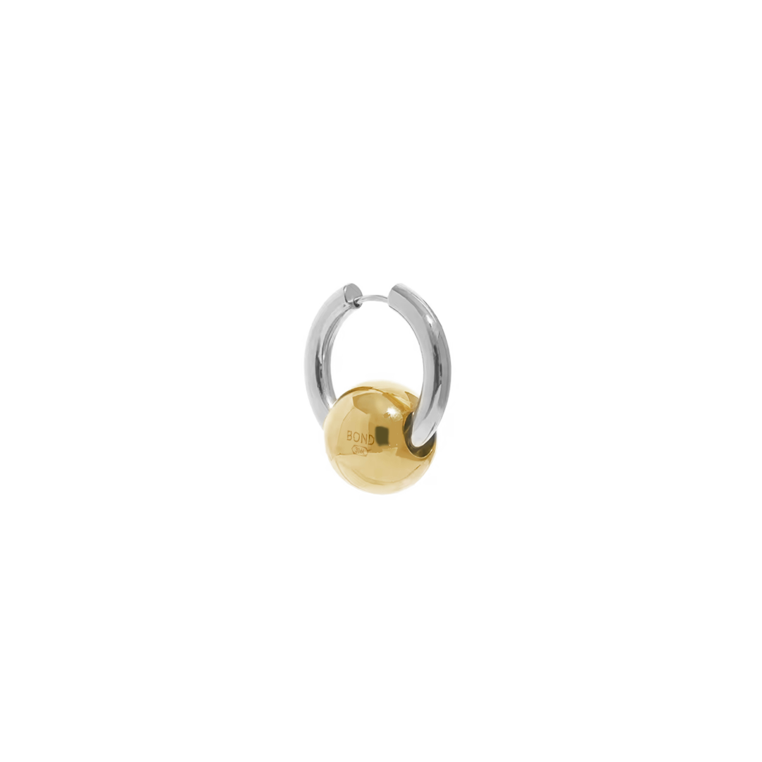 Bead Hoop 2 in 1 Earring