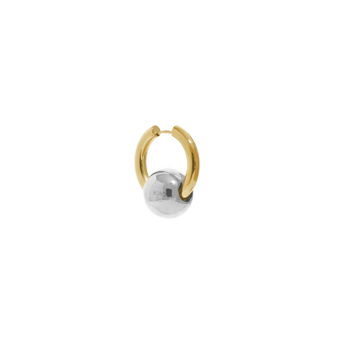 Bead Hoop 2 in 1 Earring