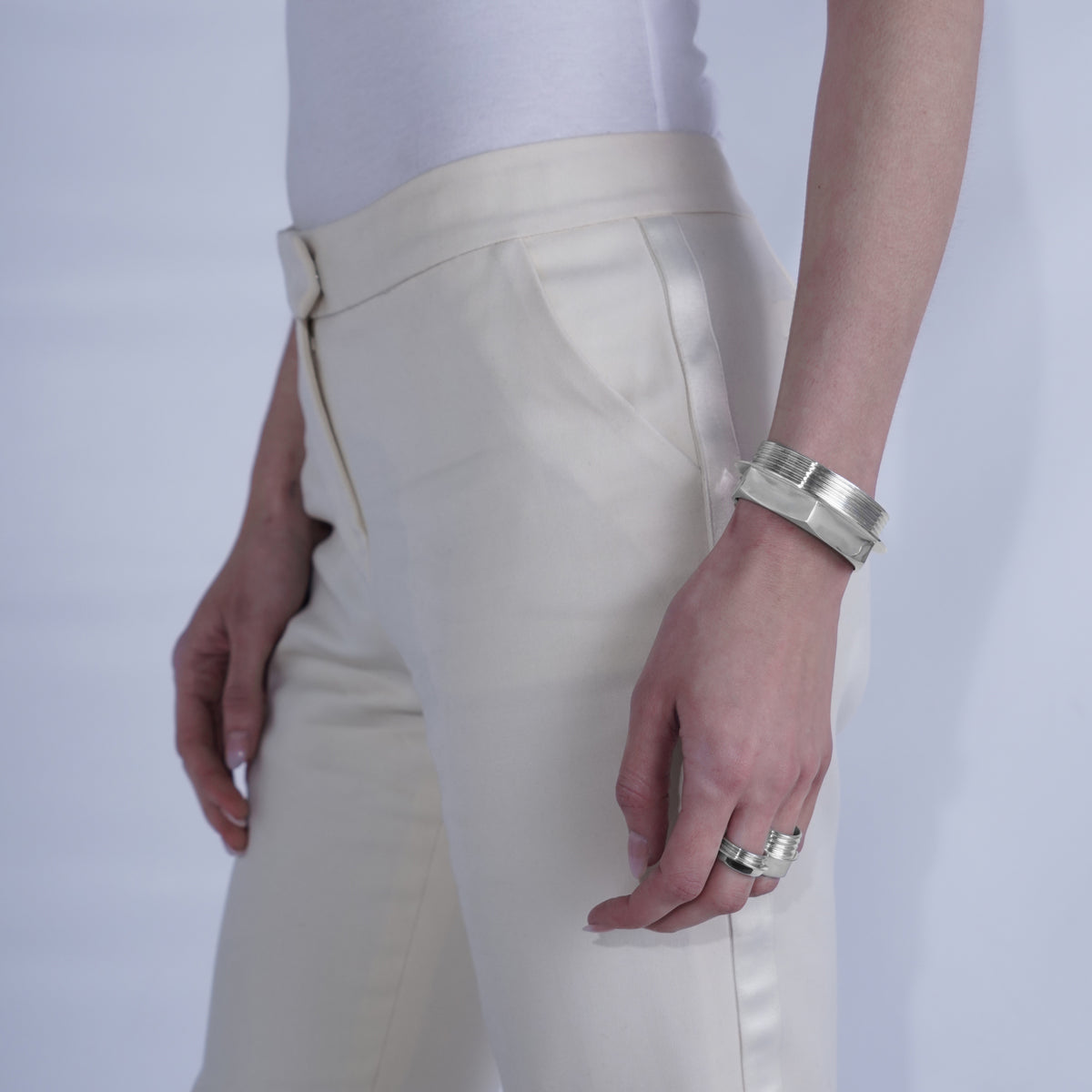 Medium Coupling Bracelet - 935 Silver