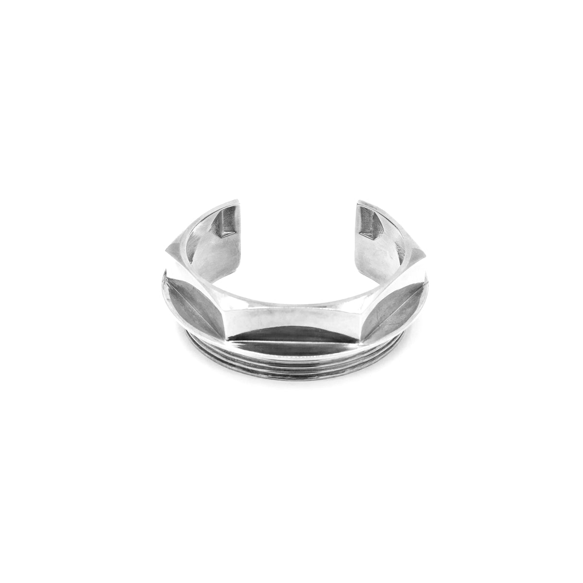 Narrow Coupling Cuff - 935 Silver