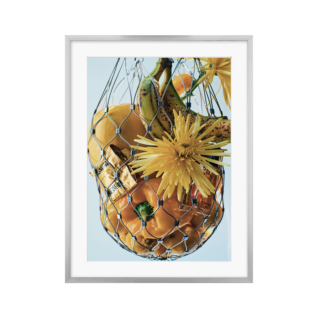Yellow Exo Bag Art Print