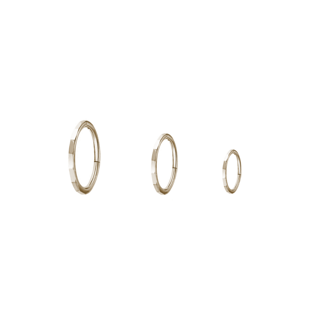 Mini Faceted Earring - 3 Sizes