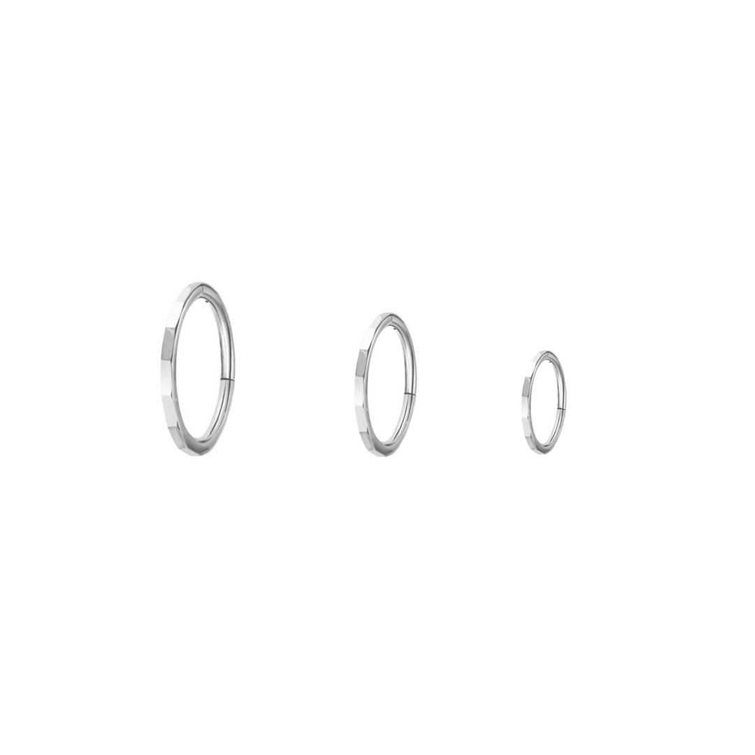 Mini Faceted Earring - 3 Sizes