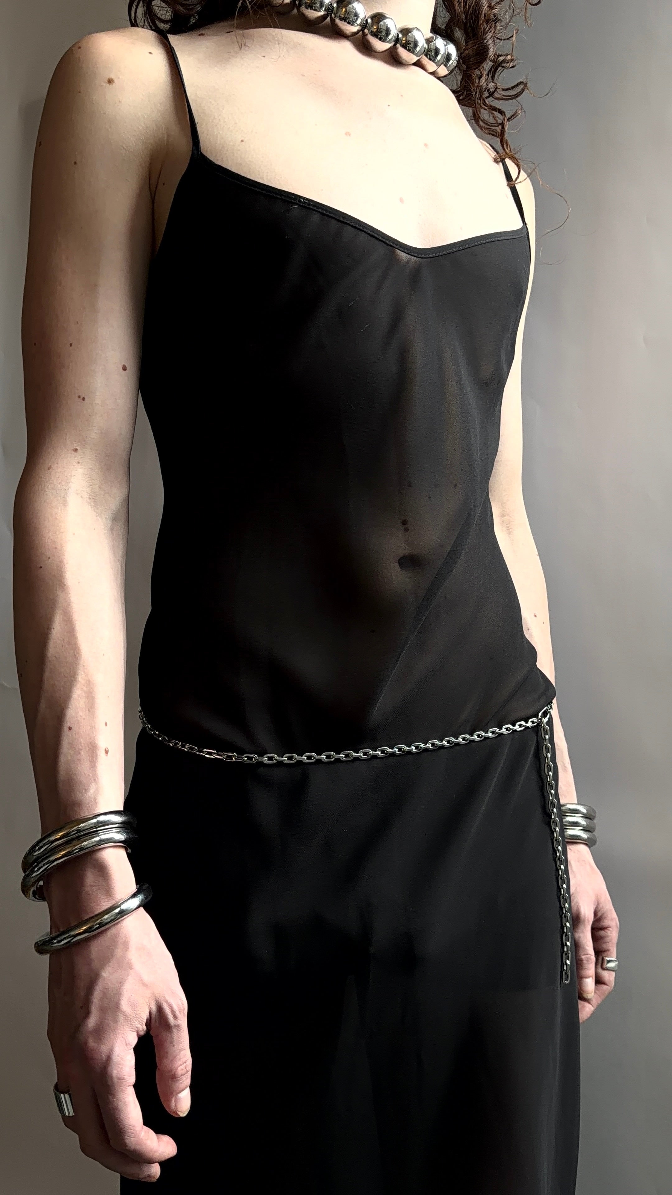 Mini Two-Tone Hex Waist Chain