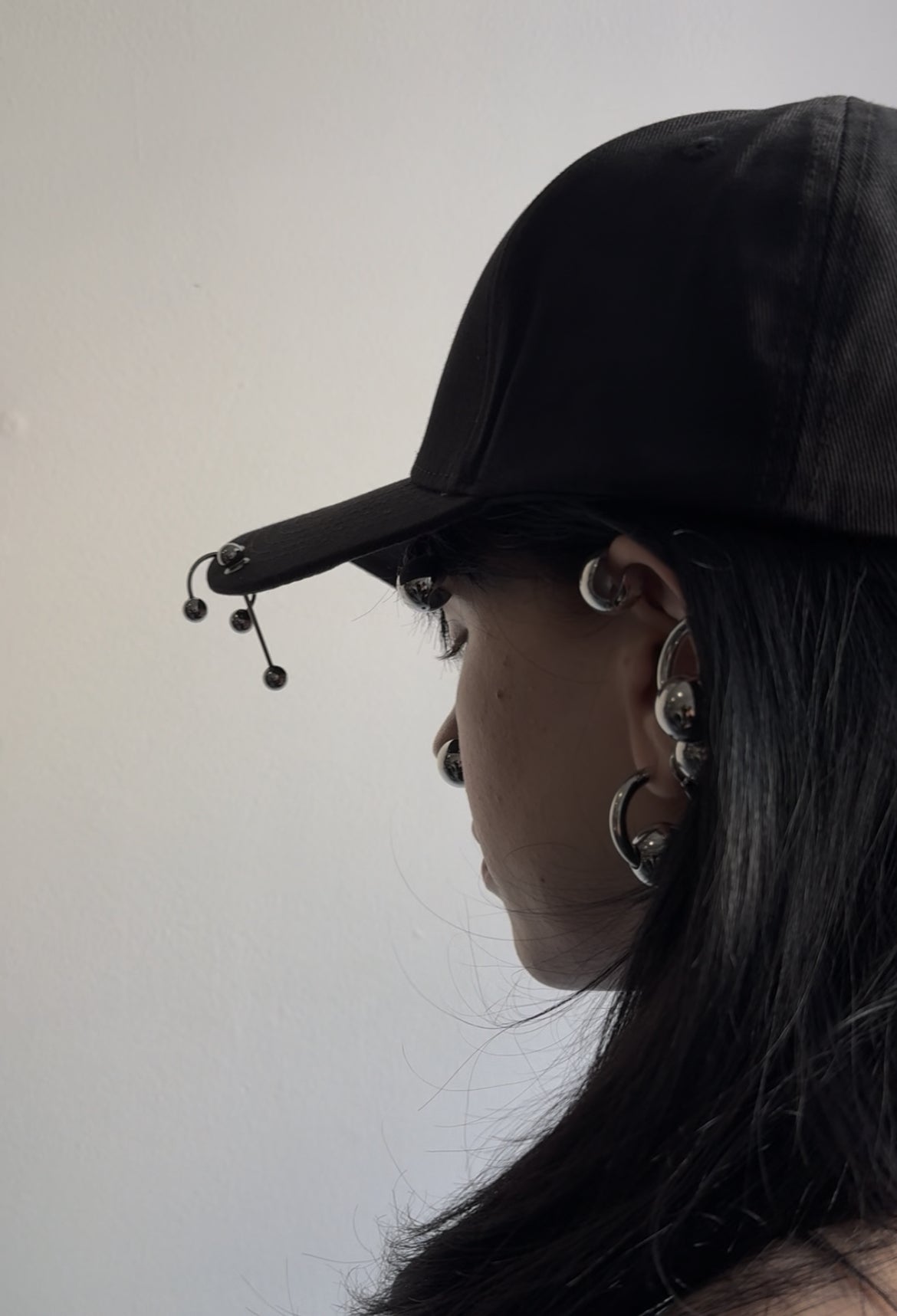 Pierced Baseball Hat