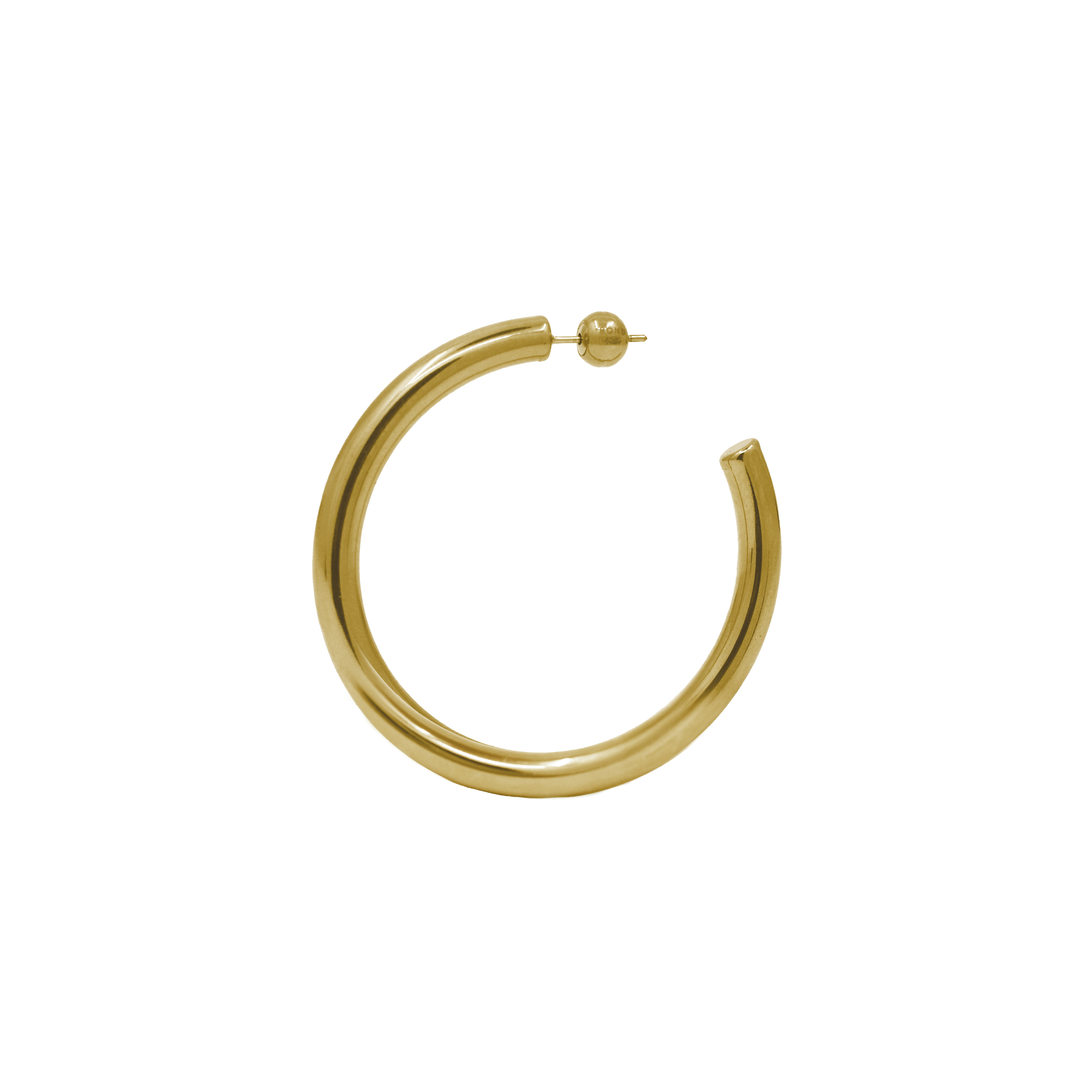 Hollow Hoop Bead Earring