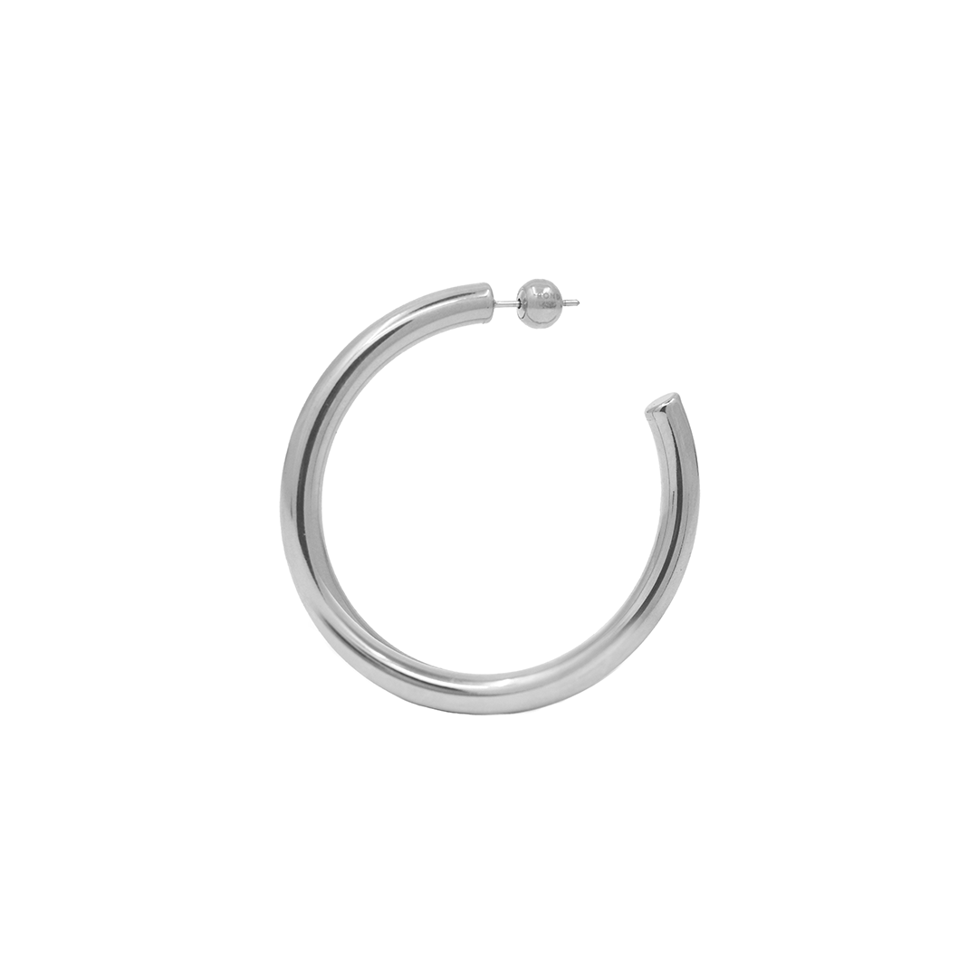 Hollow Hoop Bead Earring