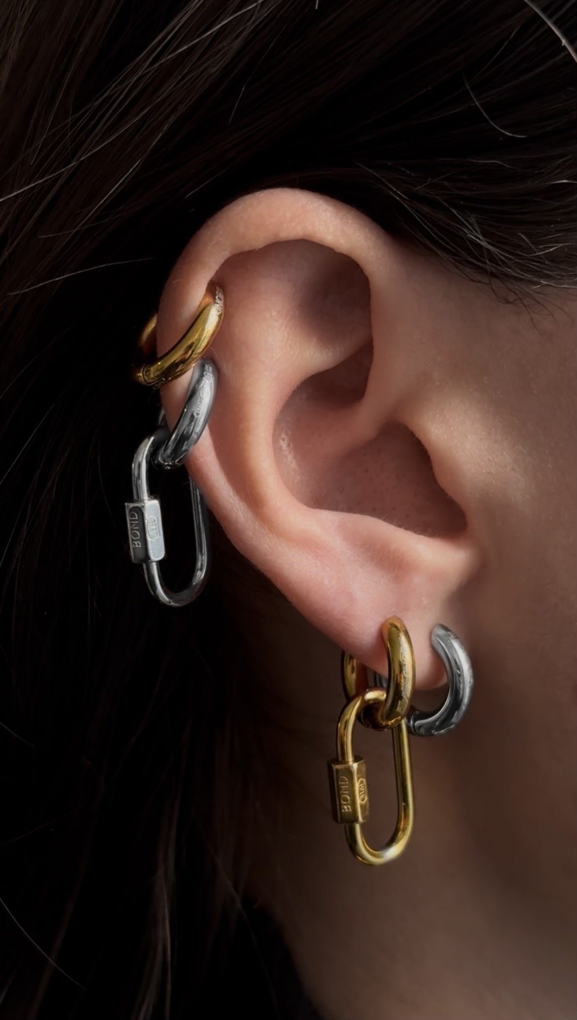 Mini Hex Carabiner Hoop