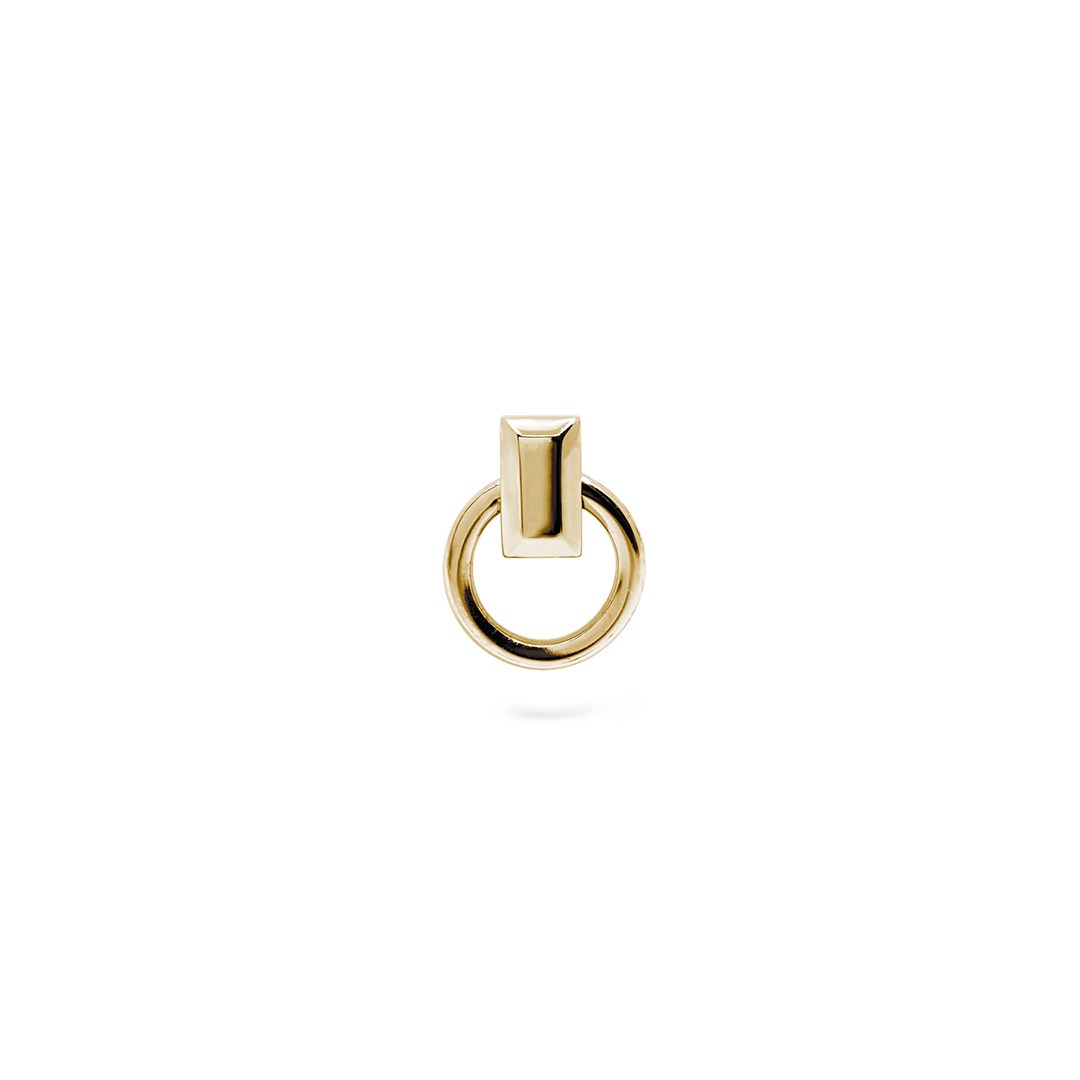 Hitch Flatback Stud Earring