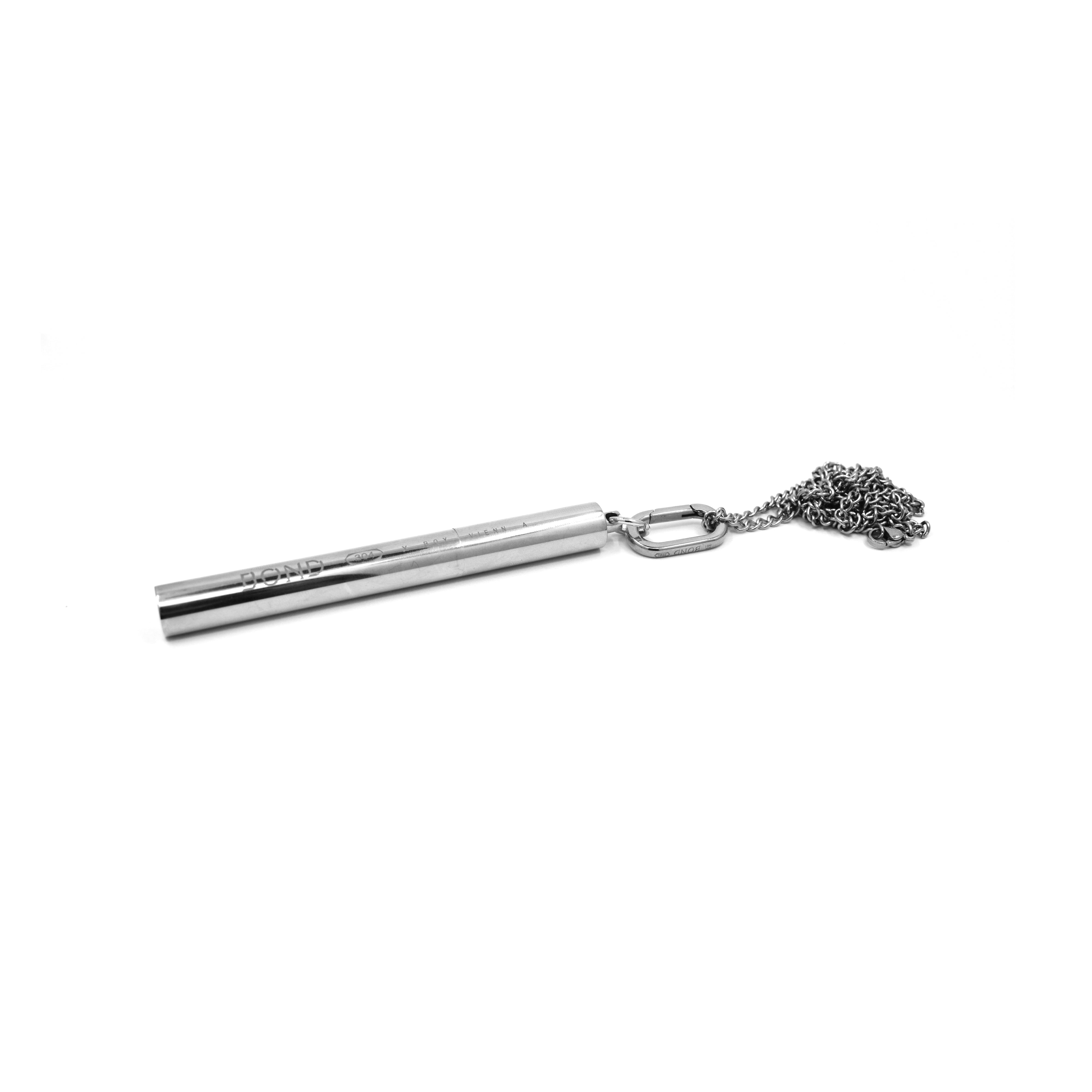 Incense Tube Pendant Necklace
