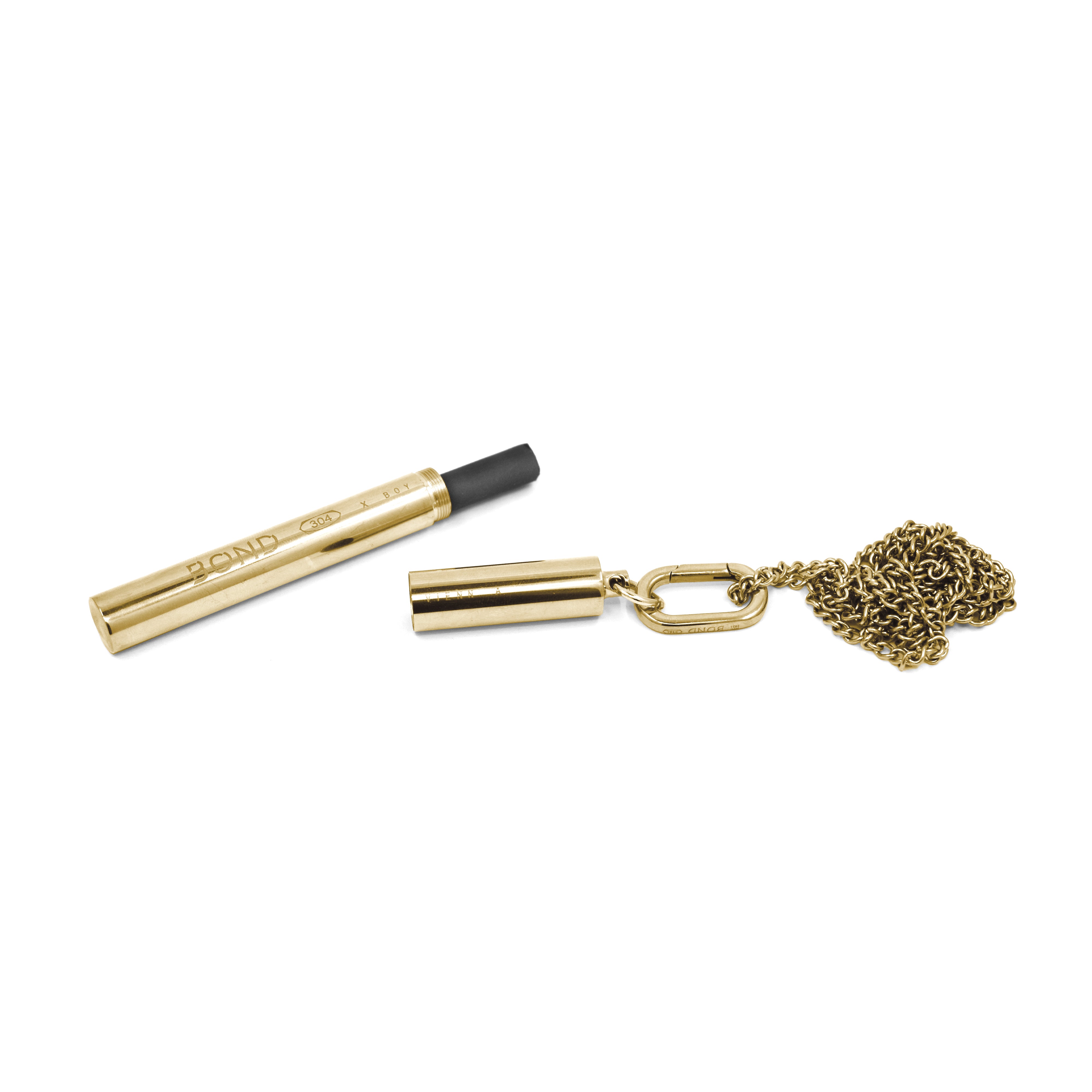 Incense Tube Pendant Necklace