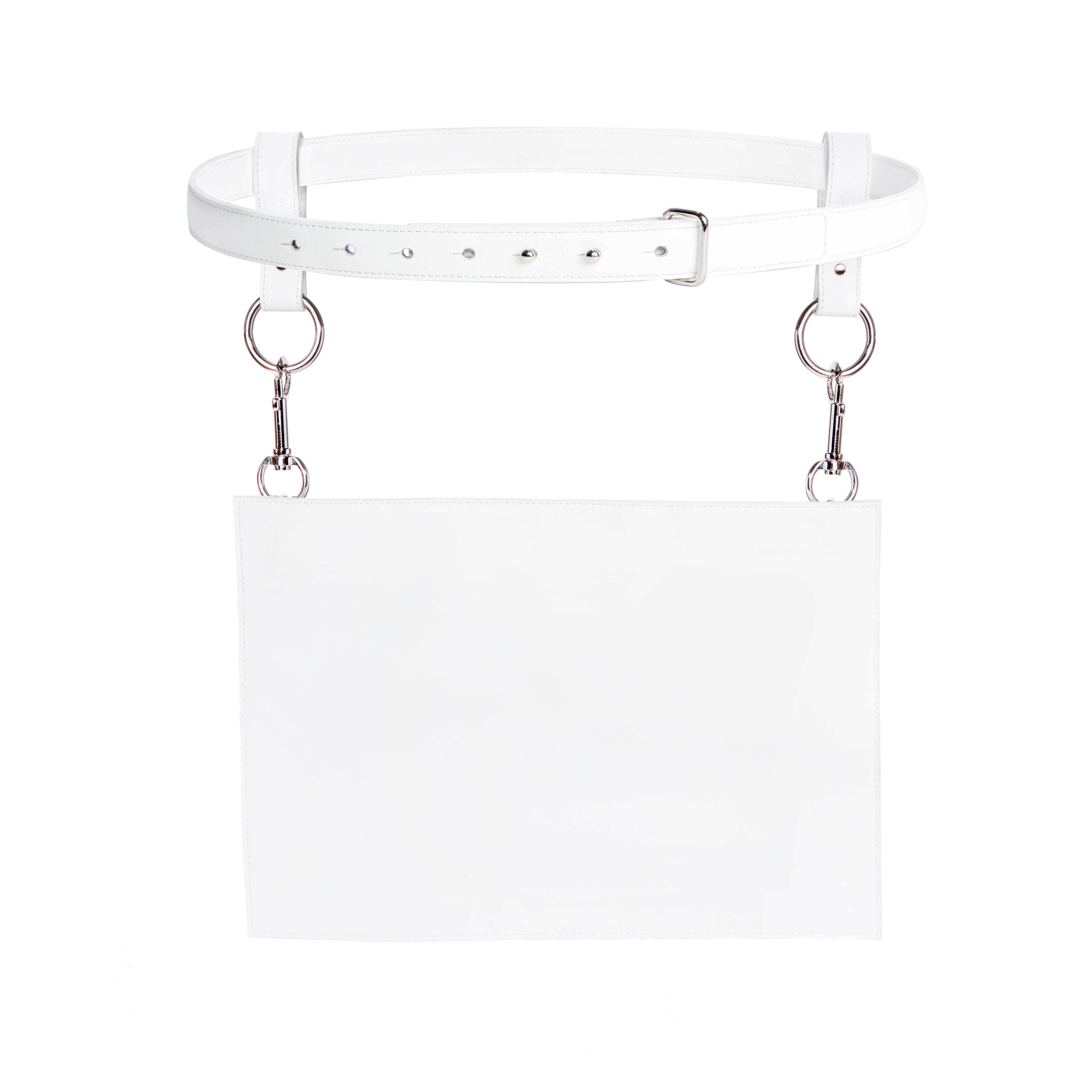 Tech Pocket Belt - White