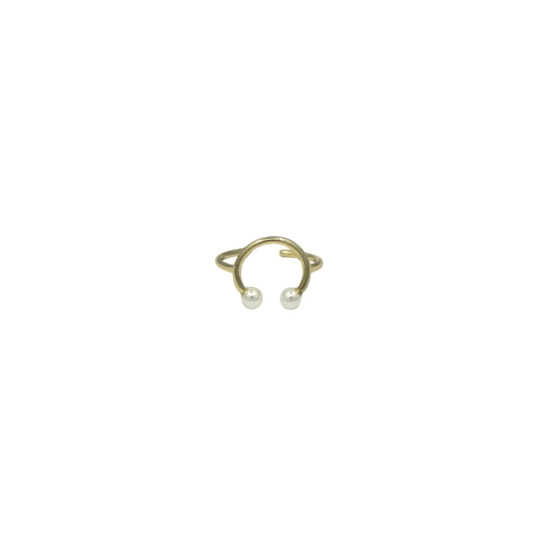 COSTUME GOLD HITCH PIERCING RING