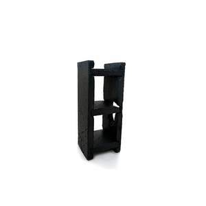 Wood Cinder Block Sculpture