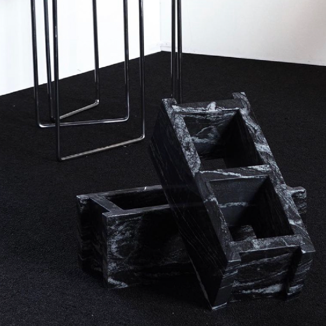 Cinder Block Sculpture