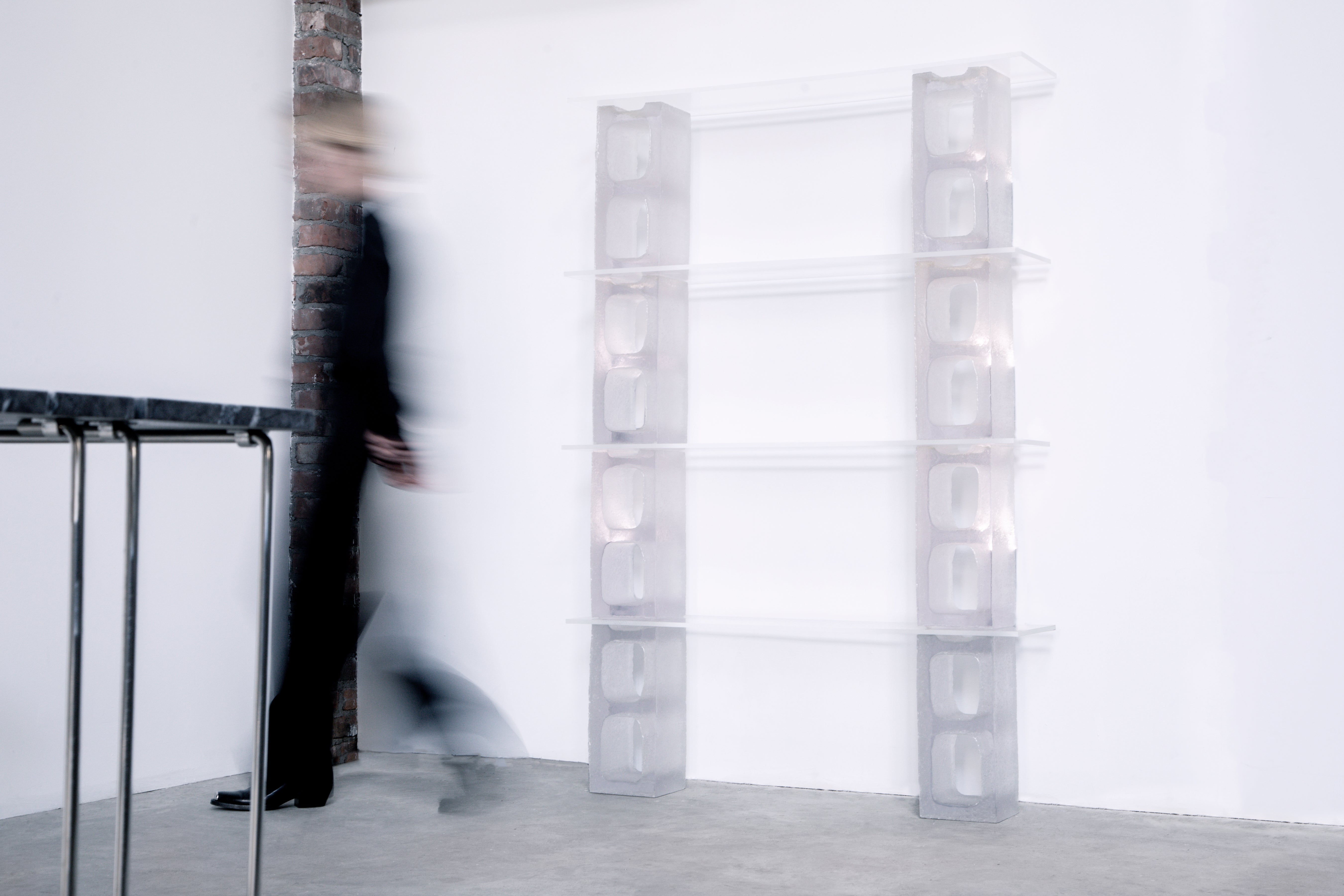 4 Tier Resin Cinder Block Bookshelf