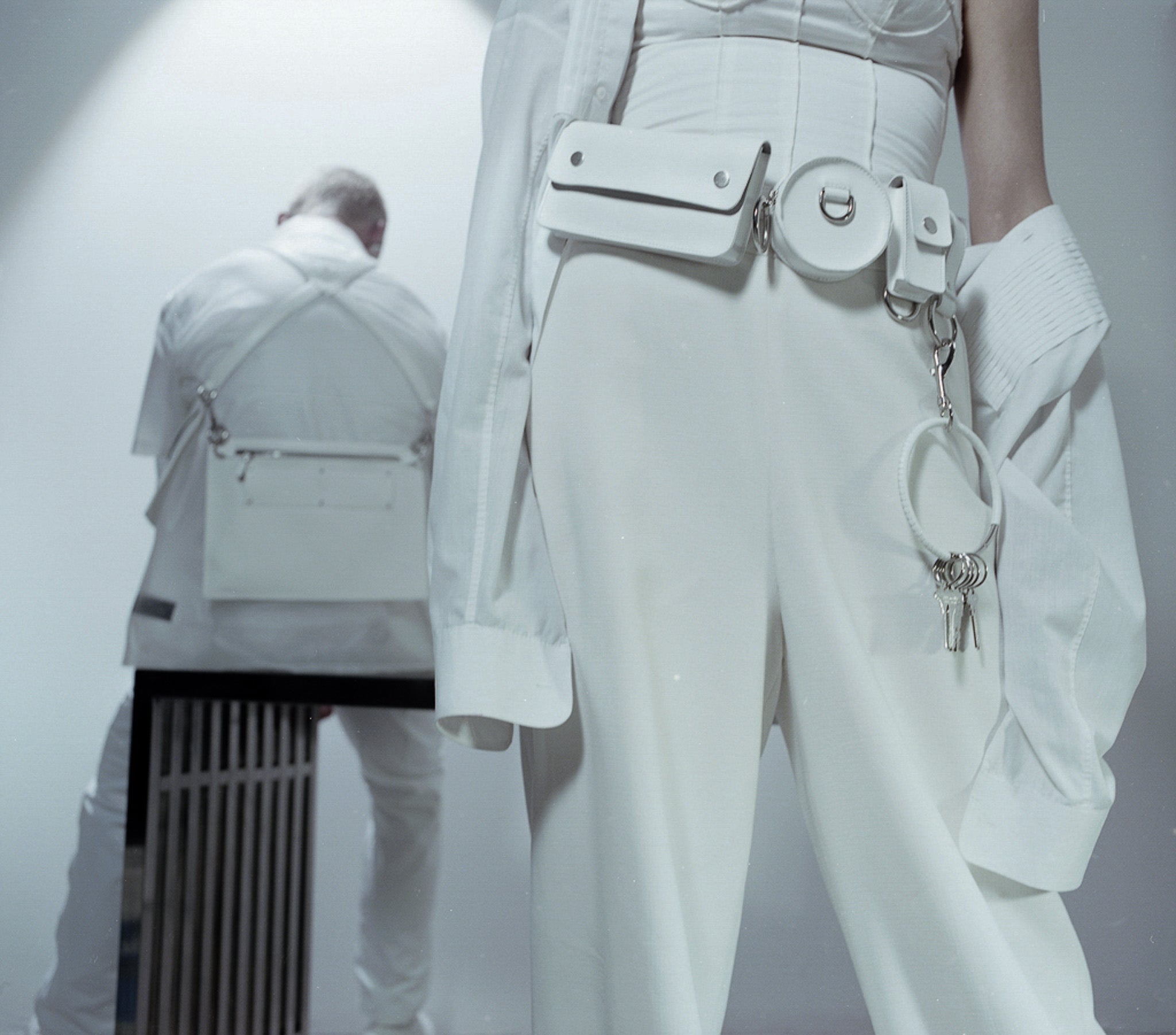 Pocket Belt - White