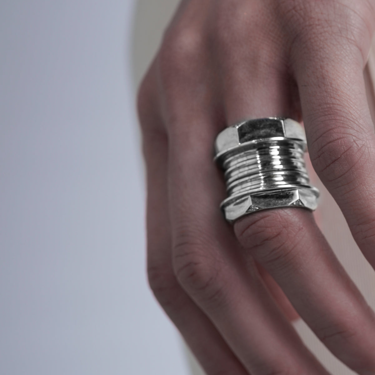 Medium Coupling Ring - 935 Silver