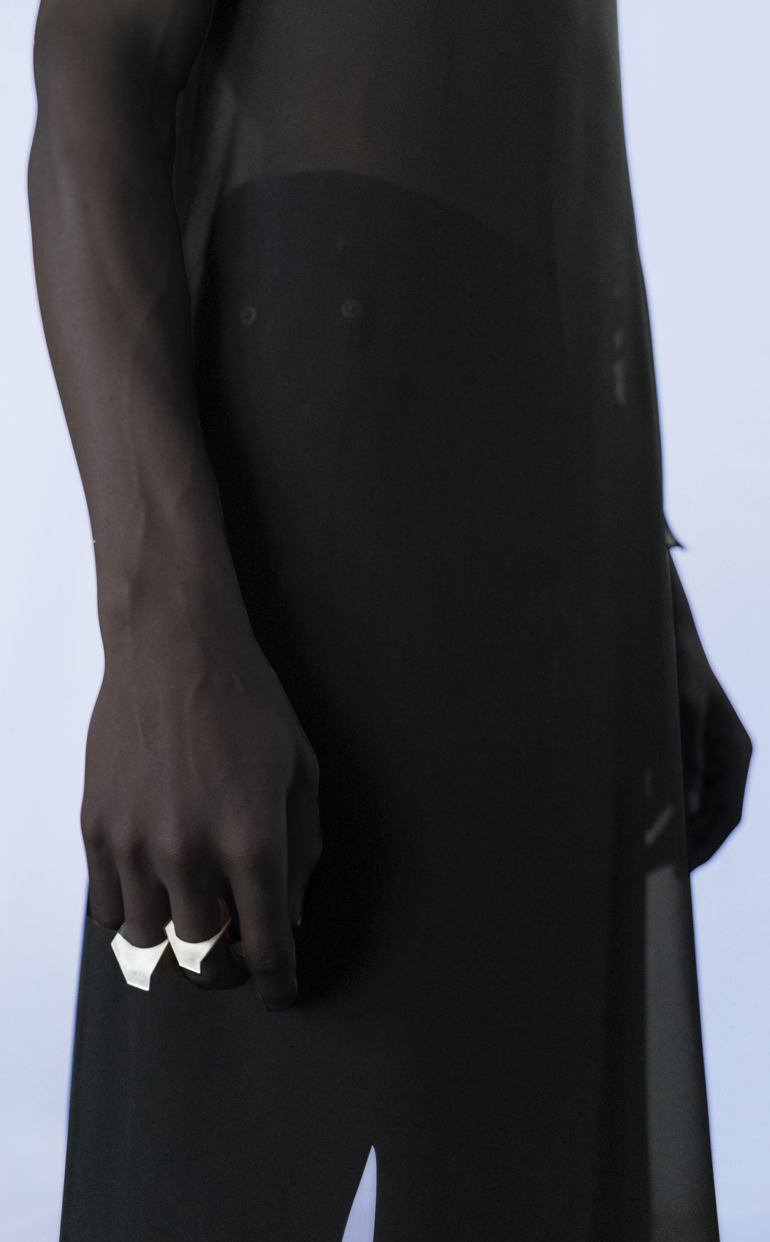 Short Blade Ring - 935 Silver