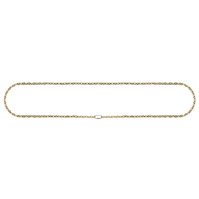 Mini Two-Tone Hex Waist Chain
