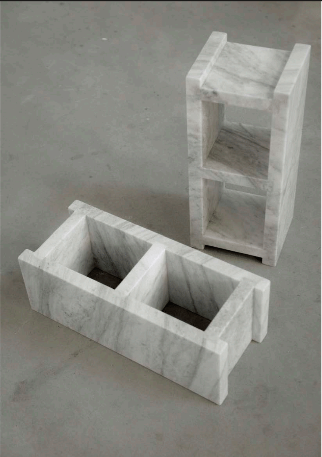 Cinder Block Sculpture