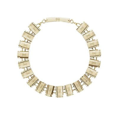 GOLD DRAWSTRING NECKLACE