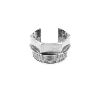 Tall Coupling Bracelet - 935 Silver