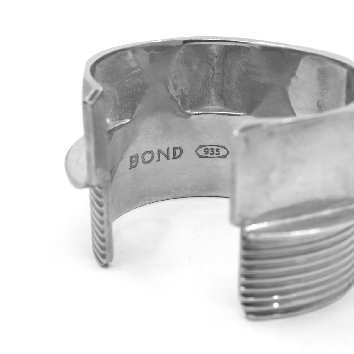Tall Coupling Bracelet - 935 Silver