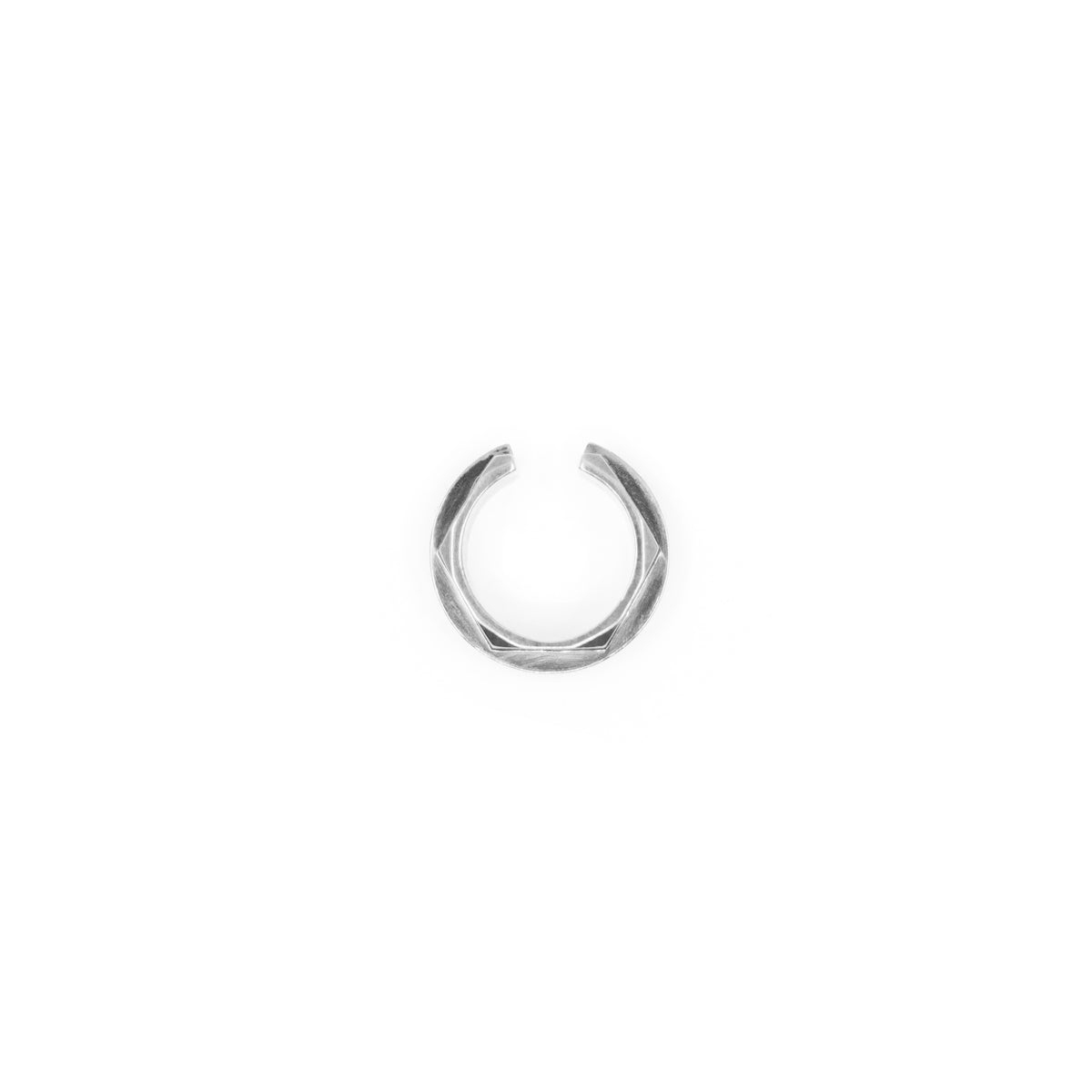 Short Coupling Ring - 935 Silver
