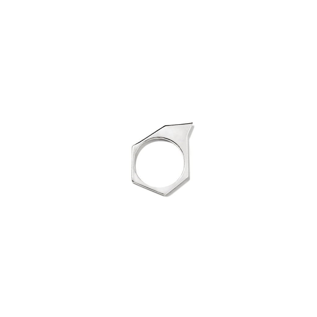 Short Blade Ring - 935 Silver